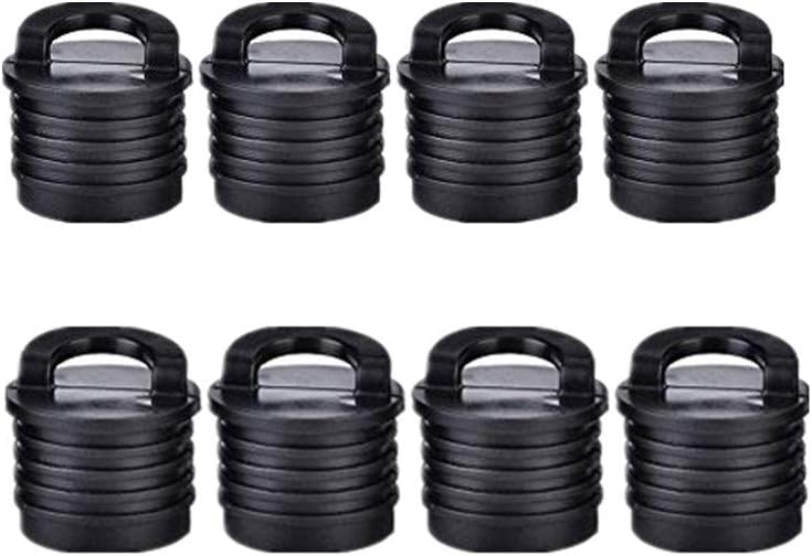 woobles Kayak Scupper Plug Kit, 8X Marine Boat Scupper Stoppers Bungs for Kayak Canoe Boat Drain Holes Plugs Replacement - Image 1